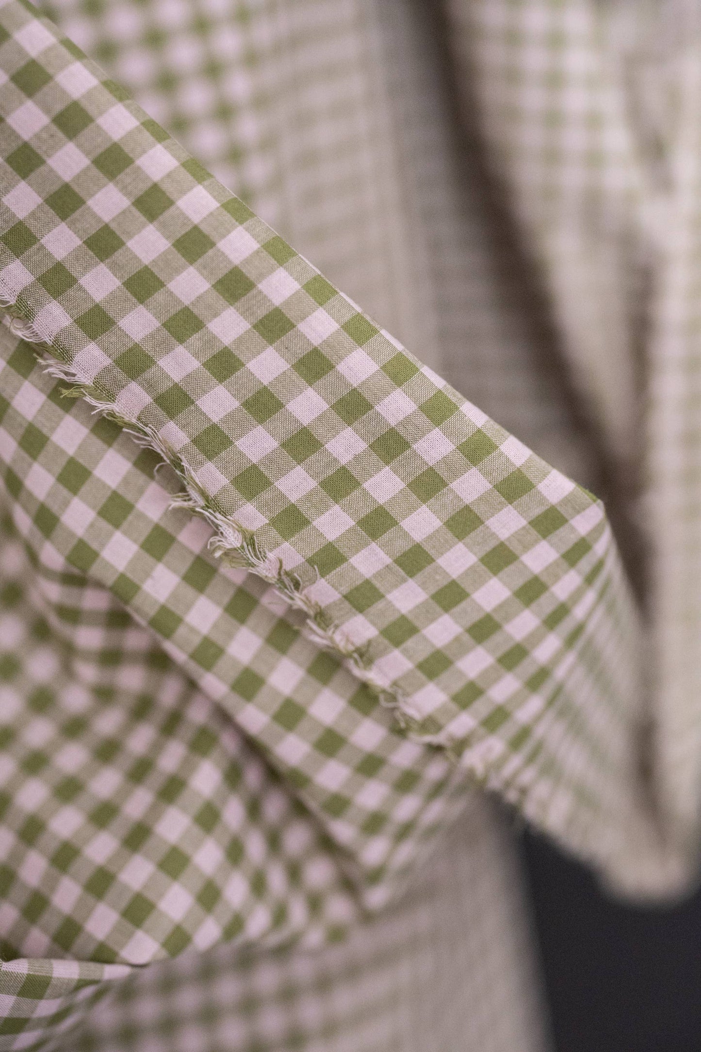 Merchant & Mills Artichoke Watercolour - Organic Cotton Check