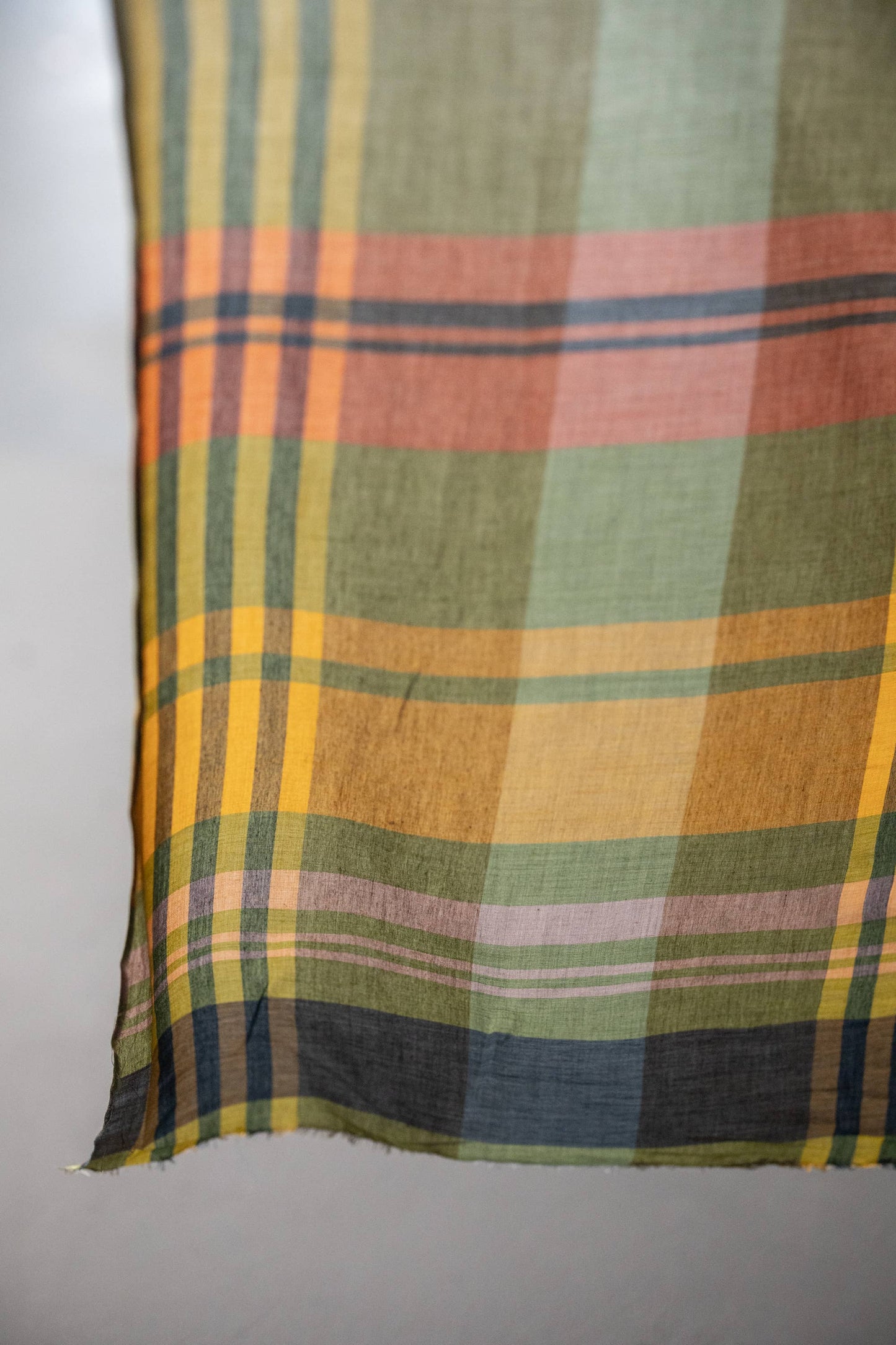 Merchant & Mills Beanstalk Watercolour - Organic Cotton Check