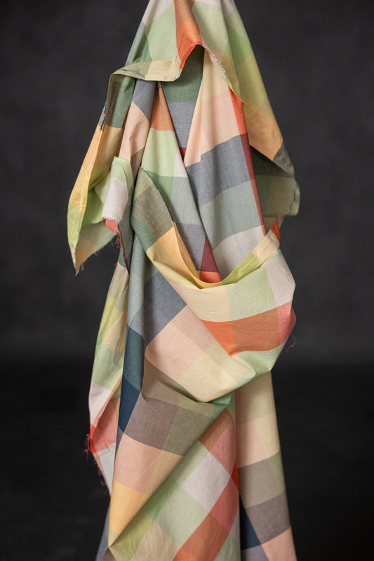Merchant & Mills Pixel Watercolour - Organic Cotton Check