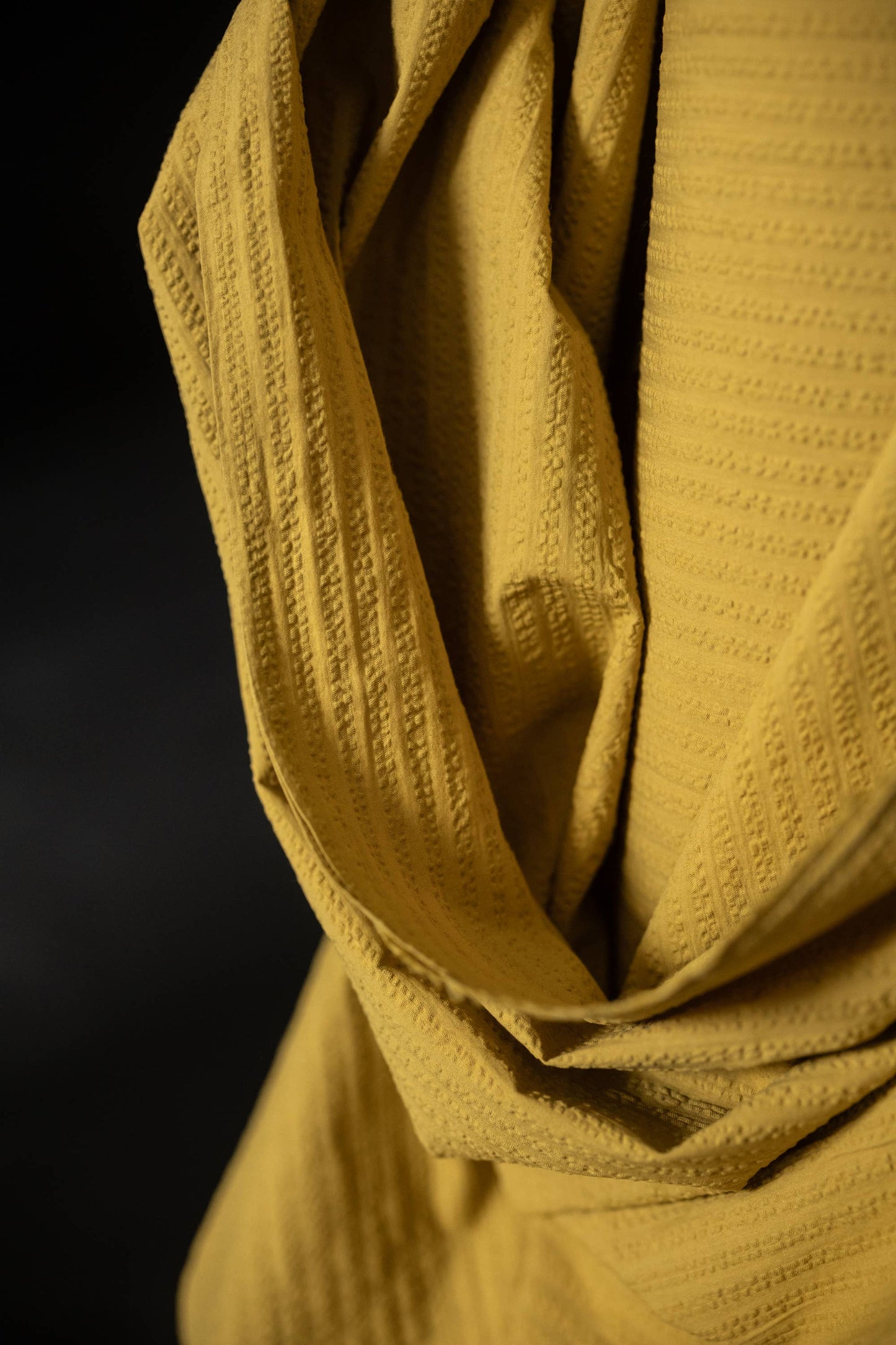 Merchant & Mills Cantaloupe - Organic Cotton Seersucker Stripe