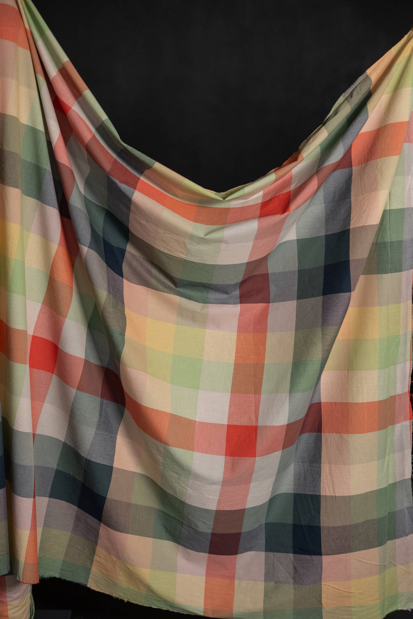 Merchant & Mills Pixel Watercolour - Organic Cotton Check