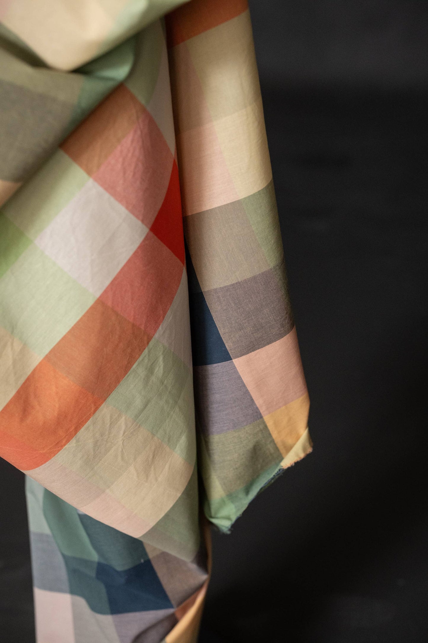 Merchant & Mills Pixel Watercolour - Organic Cotton Check