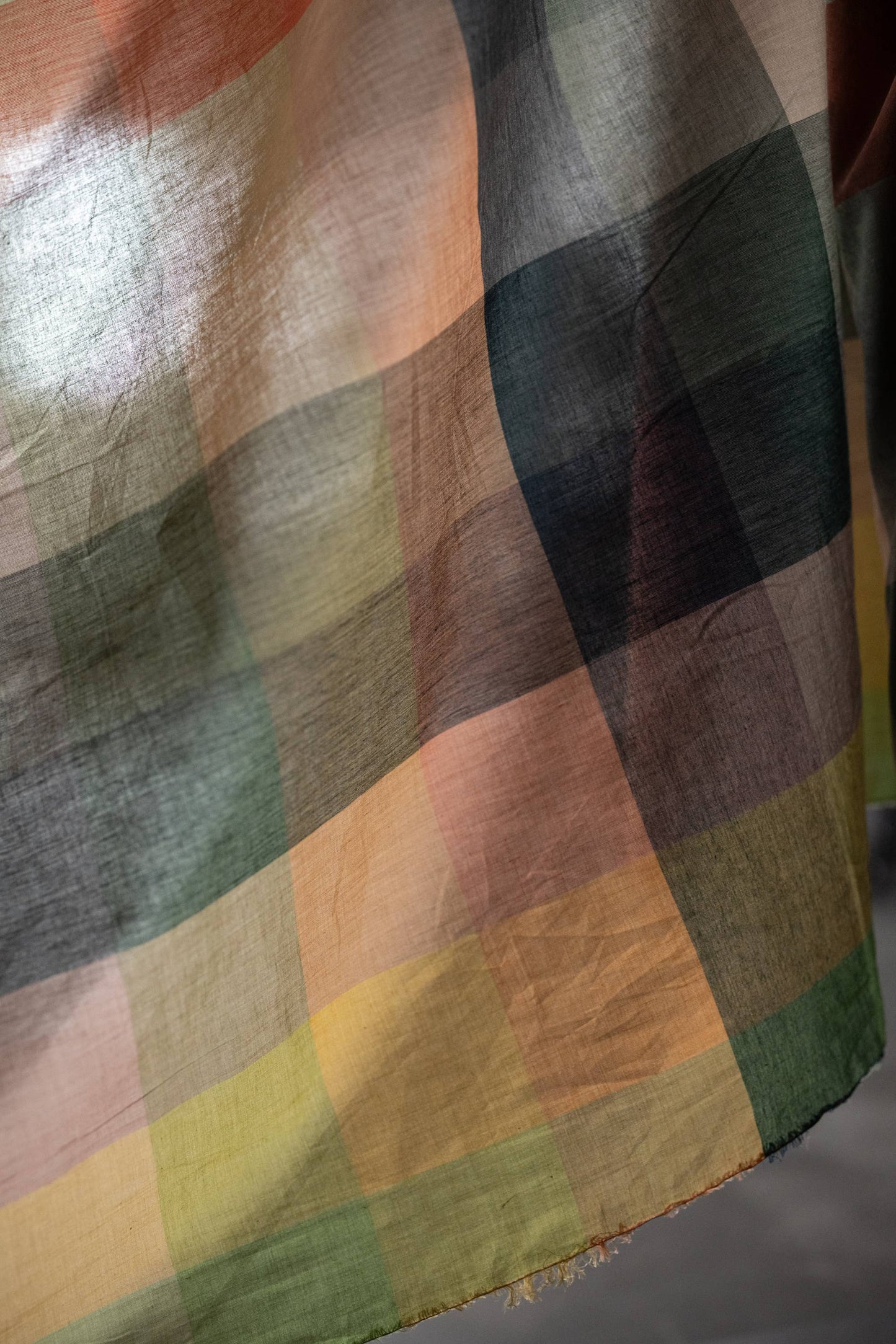 Merchant & Mills Pixel Watercolour - Organic Cotton Check