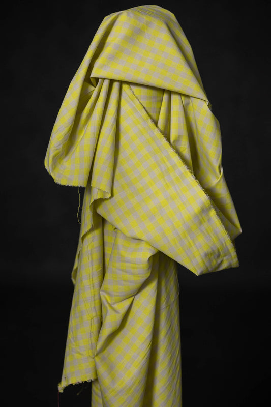 Merchant & Mills Neon Fizz - Organic Cotton/Linen Gingham