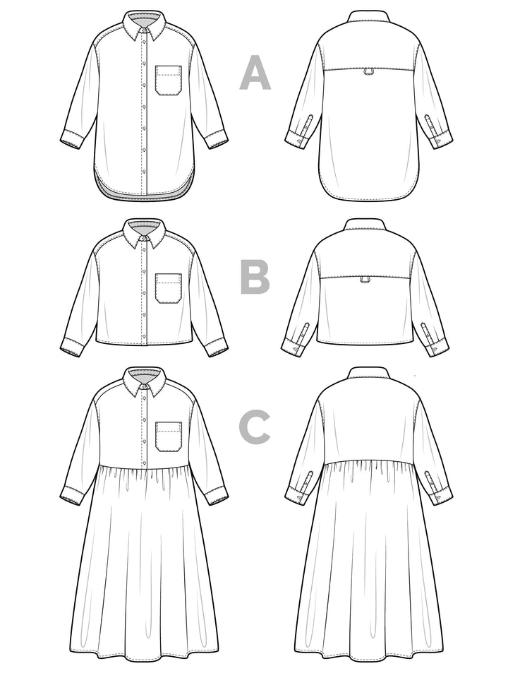 Jenna Shirt/Shirtdress