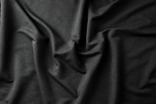 Bamboo/Cotton French Terry - Black