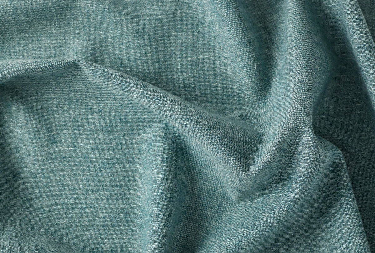 Hemp/Organic Cotton Chambray - Pacifica