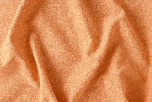 Hemp/Organic Cotton Chambray - Rust