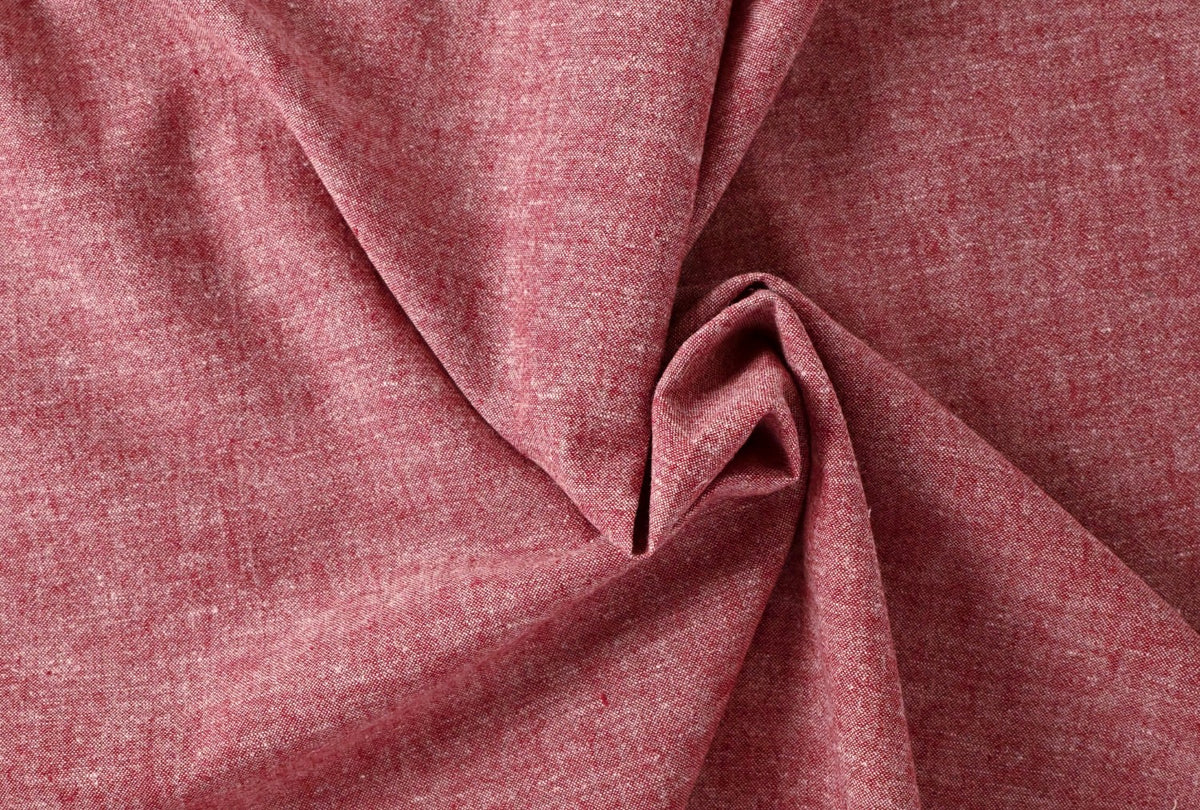 Hemp/Organic Cotton Chambray - Sundried Tomato