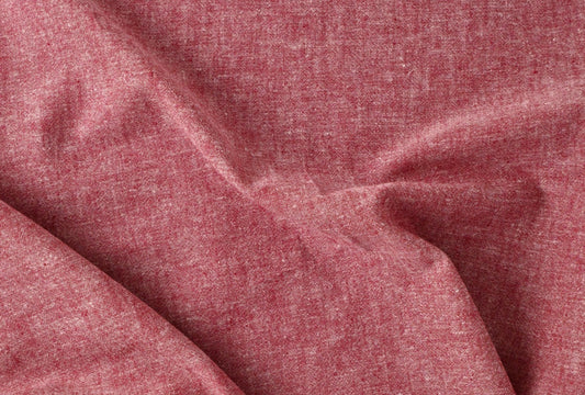 Hemp/Organic Cotton Chambray - Sundried Tomato