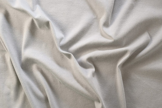 Deadstock Cotton Rib Knit - Gray