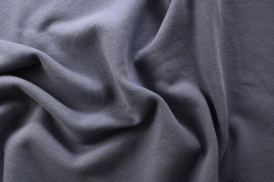 Deadstock Cotton Sweatshirt Fleece - Blue Gray