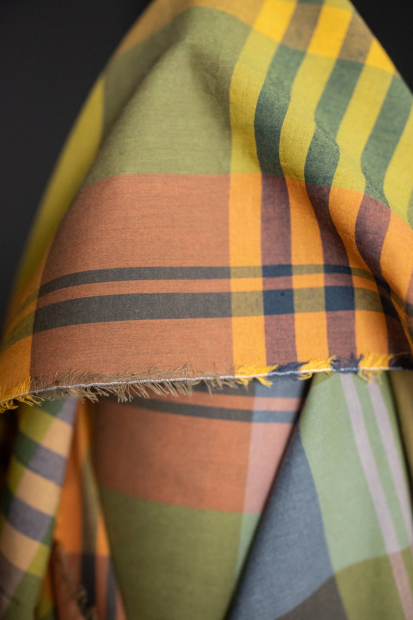 Merchant & Mills Beanstalk Watercolour - Organic Cotton Check