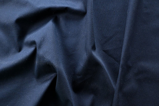 Microsanded French Twill - Navy